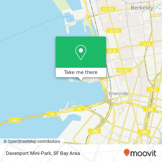Davenport Mini-Park map