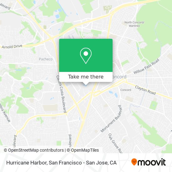 Mapa de Hurricane Harbor