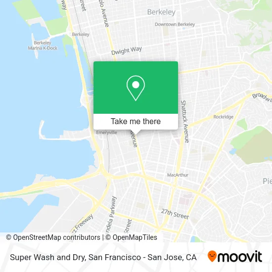 Mapa de Super Wash and Dry