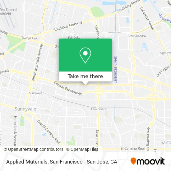 Applied Materials map