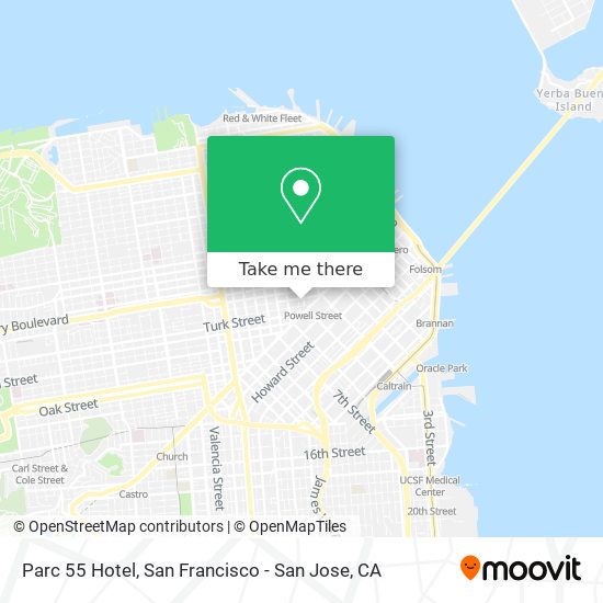 Parc 55 Hotel map