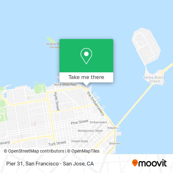 Pier 31 map