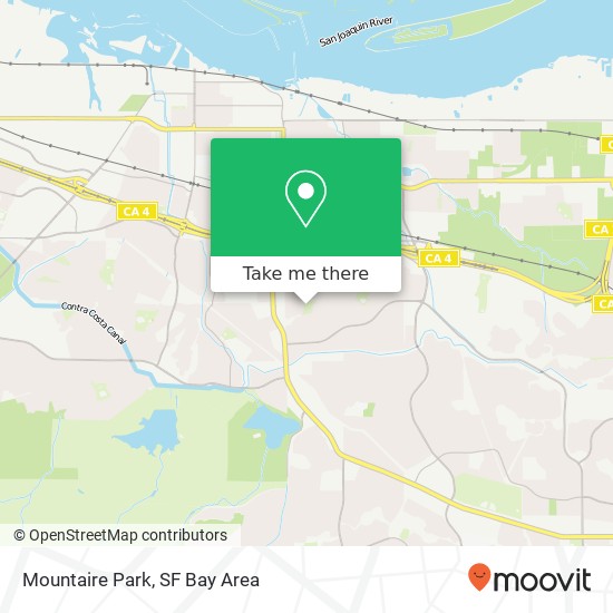 Mapa de Mountaire Park