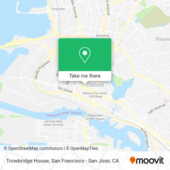 Trowbridge House map