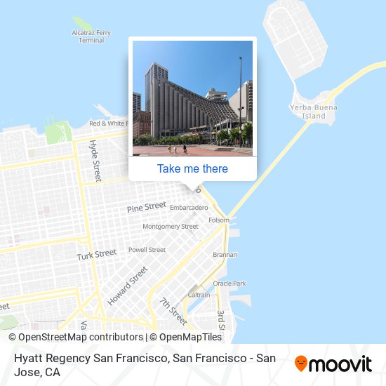 Hyatt Regency San Francisco map
