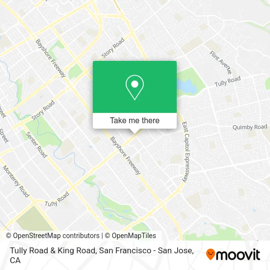 Tully Road & King Road map