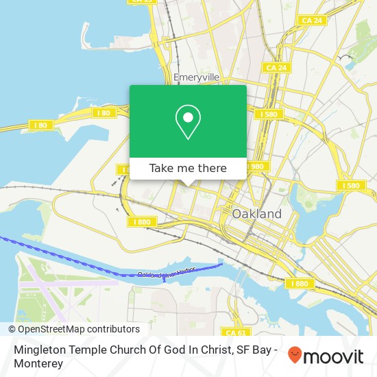Mingleton Temple Church Of God In Christ map