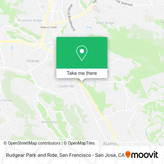 Mapa de Rudgear Park and Ride
