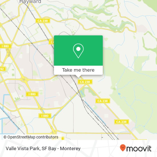 Valle Vista Park map