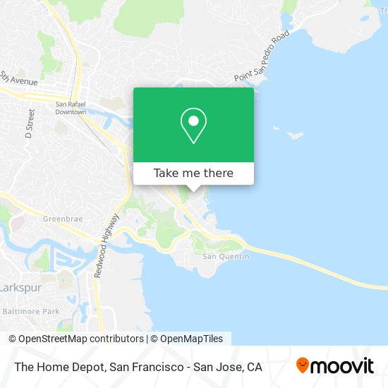 Mapa de The Home Depot