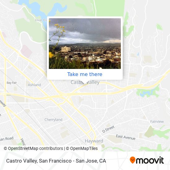 Mapa de Castro Valley