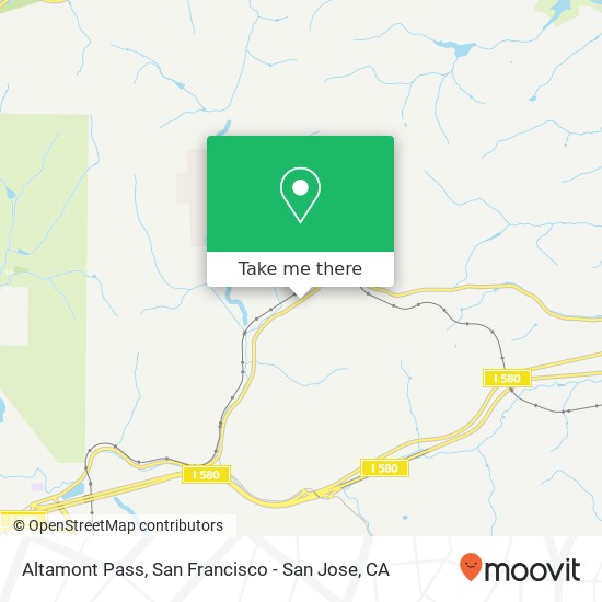 Altamont Pass map