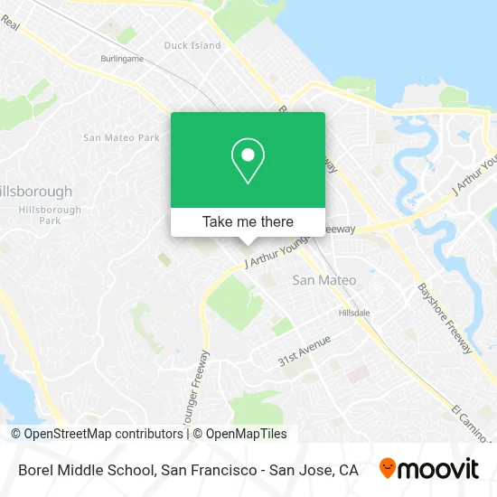 Borel Middle School map
