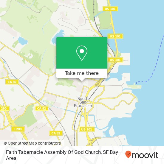 Mapa de Faith Tabernacle Assembly Of God Church