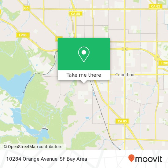 Mapa de 10284 Orange Avenue