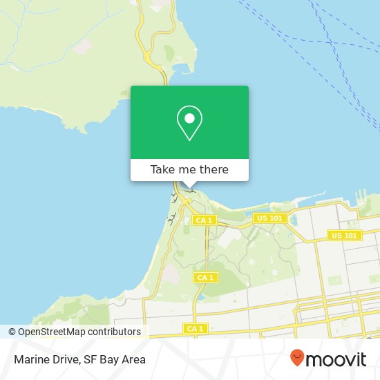 Marine Drive map