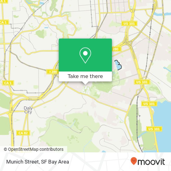 Mapa de Munich Street