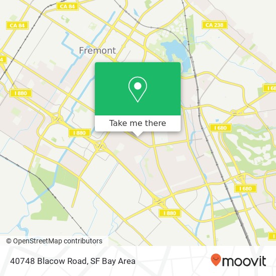 Mapa de 40748 Blacow Road
