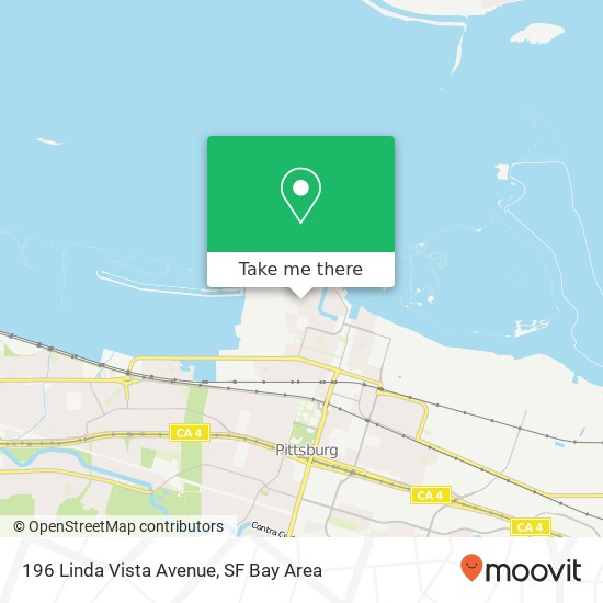 196 Linda Vista Avenue map