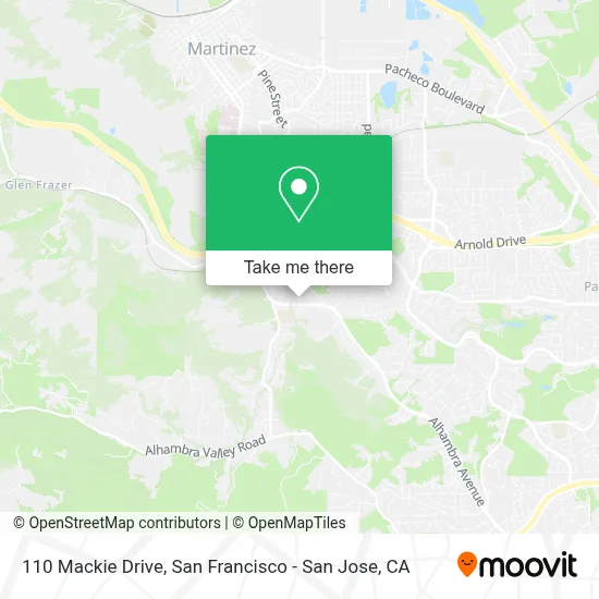 110 Mackie Drive map