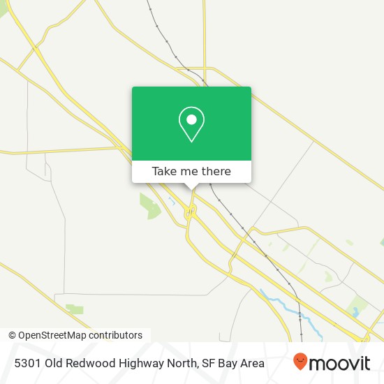 5301 Old Redwood Highway North map