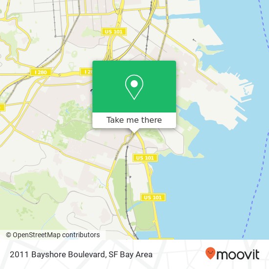 Mapa de 2011 Bayshore Boulevard
