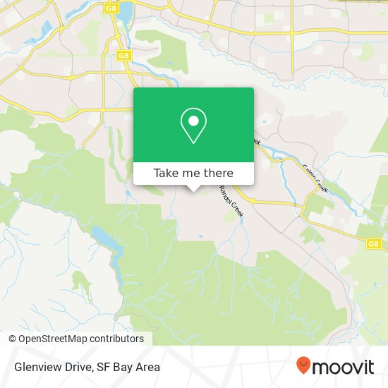 Glenview Drive map