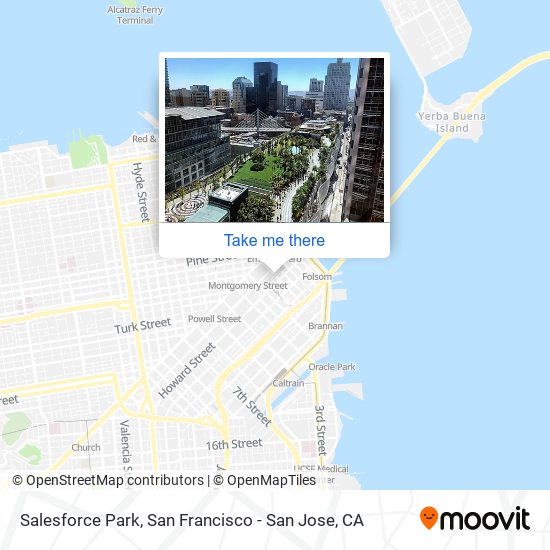 Mapa de Salesforce Park