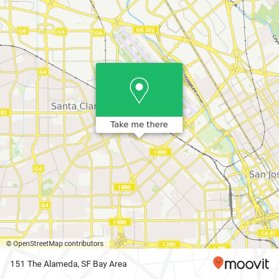 151 The Alameda map