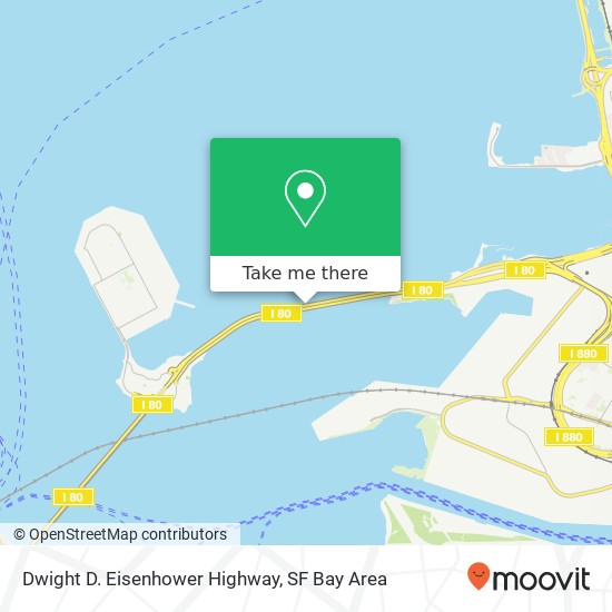 Mapa de Dwight D. Eisenhower Highway