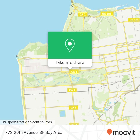 772 20th Avenue map