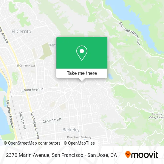 Mapa de 2370 Marin Avenue