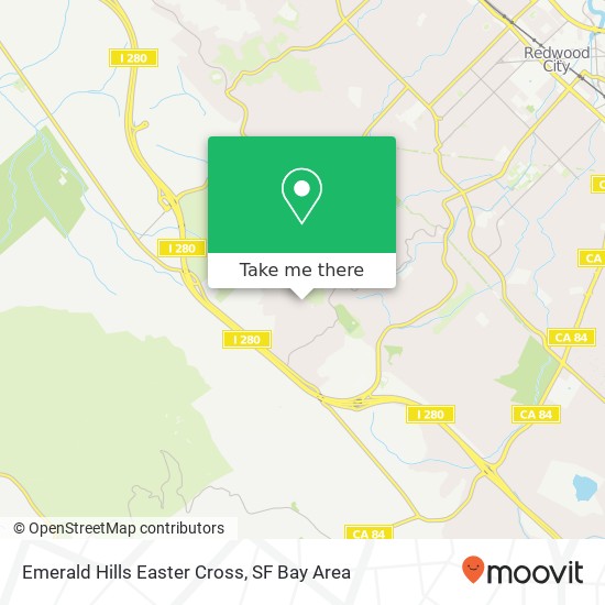 Mapa de Emerald Hills Easter Cross