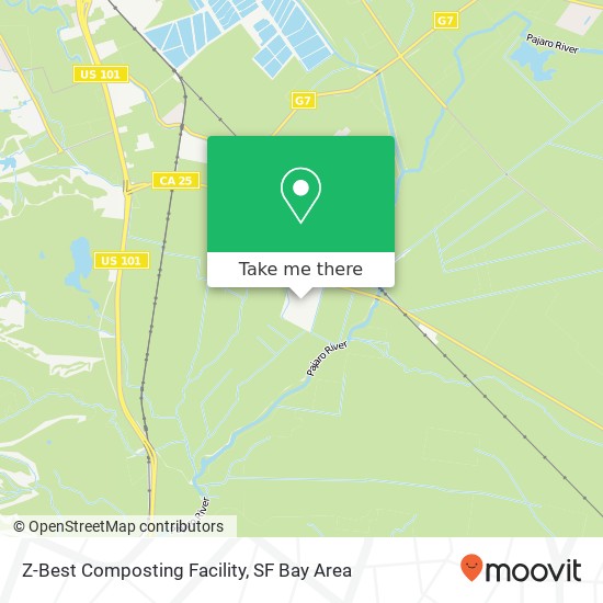 Z-Best Composting Facility map