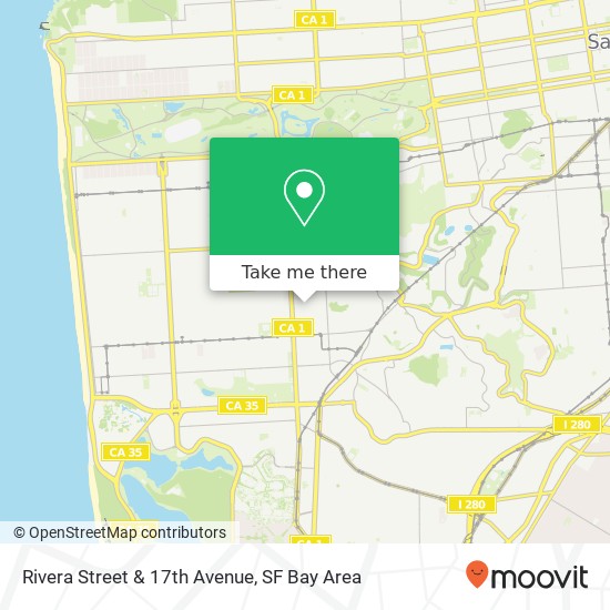 Rivera Street & 17th Avenue map