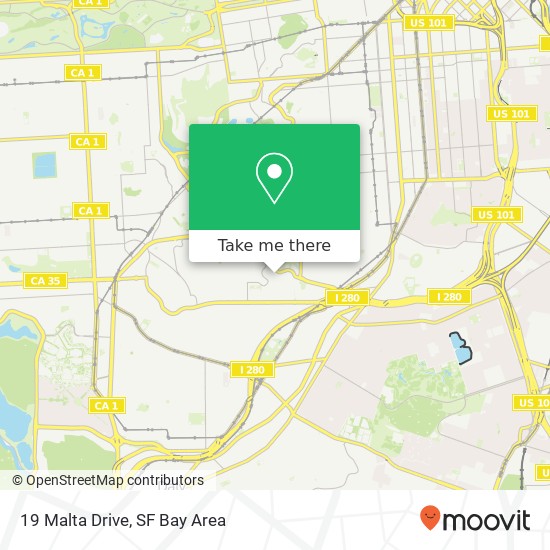 Mapa de 19 Malta Drive