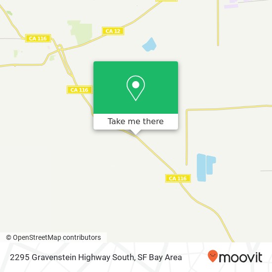 Mapa de 2295 Gravenstein Highway South