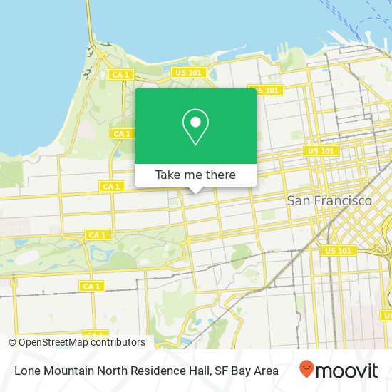 Mapa de Lone Mountain North Residence Hall