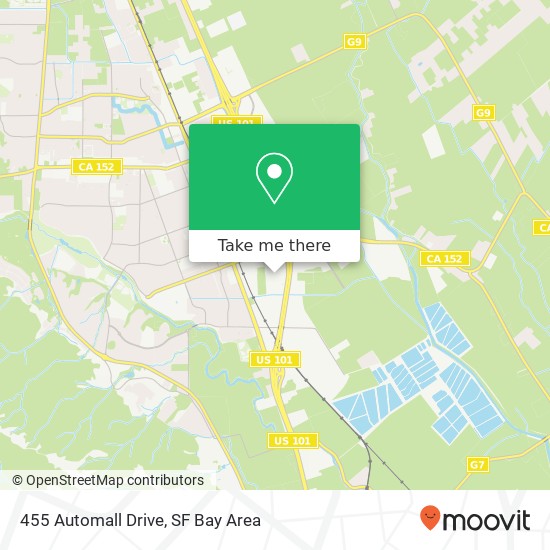 455 Automall Drive map