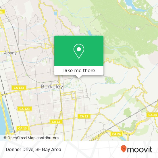 Donner Drive map