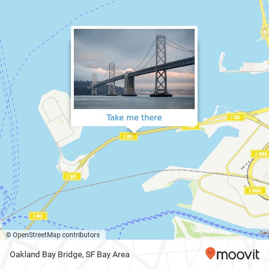 Mapa de Oakland Bay Bridge