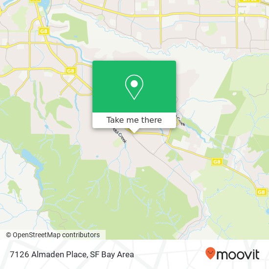 7126 Almaden Place map