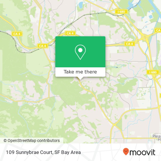 Mapa de 109 Sunnybrae Court