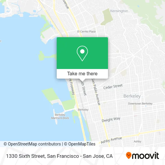 1330 Sixth Street map