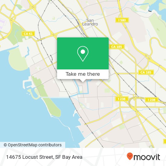 Mapa de 14675 Locust Street