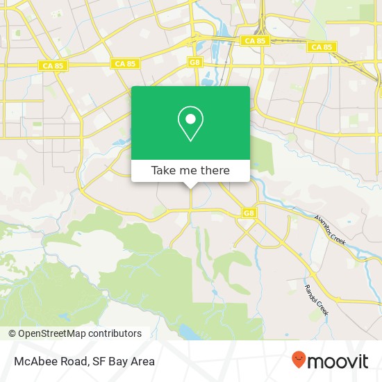 Mapa de McAbee Road