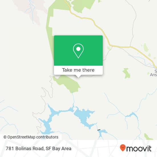 Mapa de 781 Bolinas Road