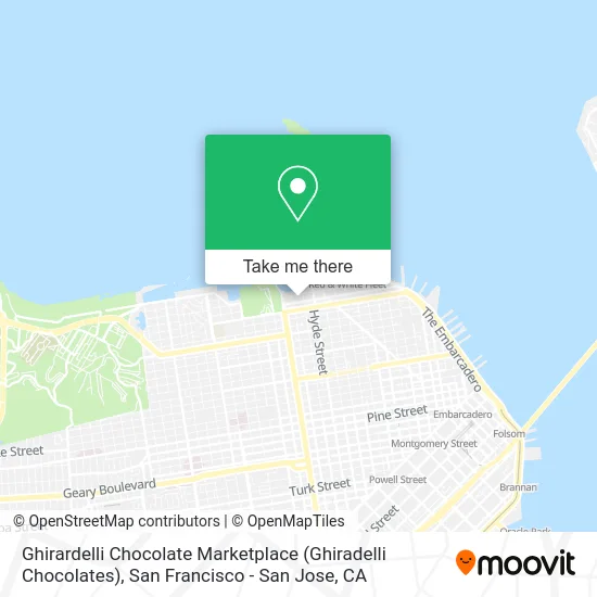 Ghirardelli Chocolate Marketplace (Ghiradelli Chocolates) map