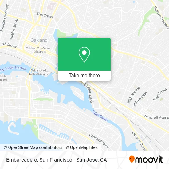 Embarcadero map