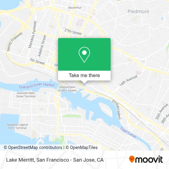 Lake Merritt map